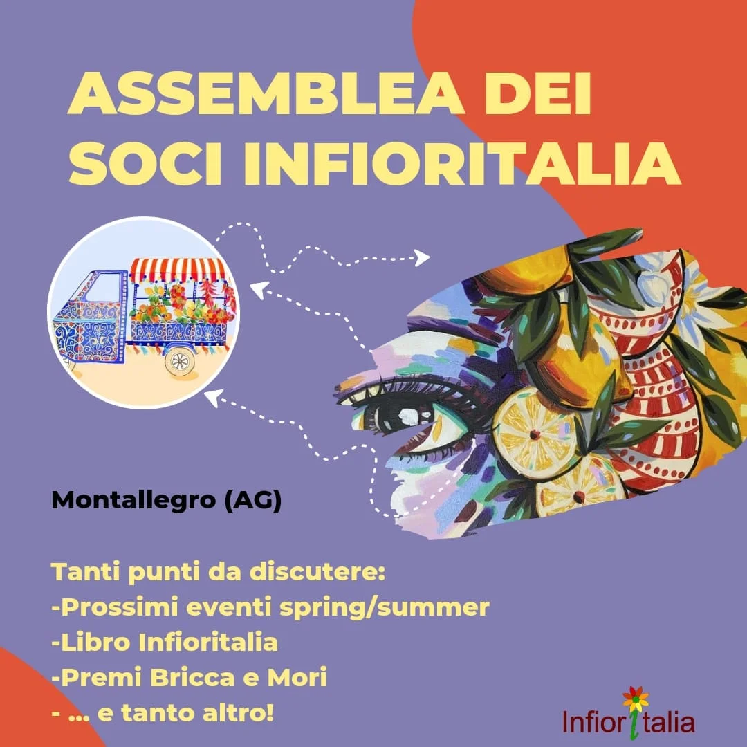 XLI ASSEMBLEA NAZIONALE INFIORITALIA - Montallegro (AG) - 13 aprile 2024